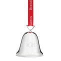 Personalized Silverplated Christmas Bell Ornament