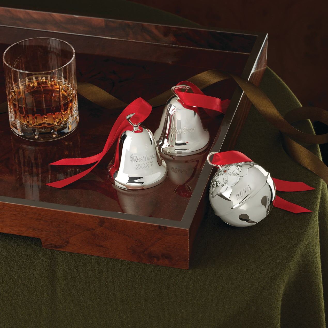 2023 Annual Silverplated Christmas Bell Reed and Barton